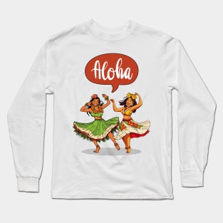 Hula Dancers Long Sleeve T-Shirt